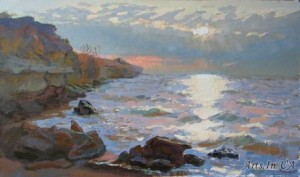 Схід сонця на морі