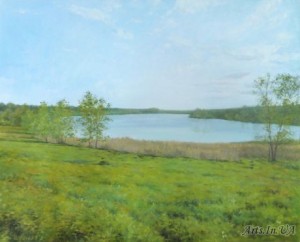 Landscape with a lake