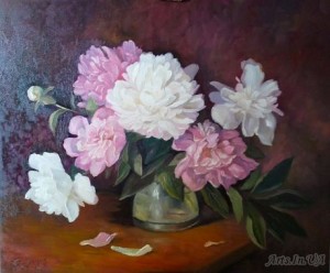 Homemade peonies