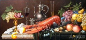 Натюрморт з омаром 2
