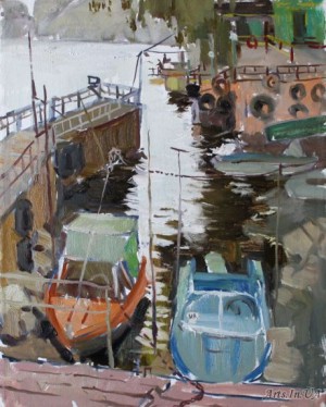 Причал на о. Байда