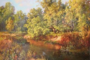 Над річкою. руда.