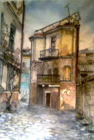 будинок з однією стіною