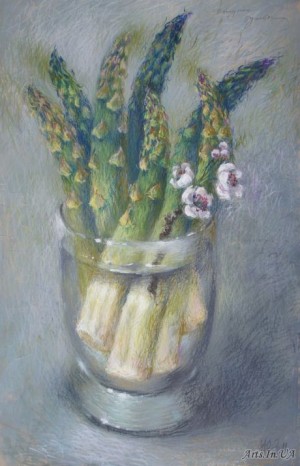 \ "Asparagus and Sakura \"