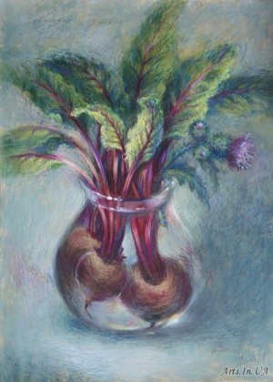 \ "Young beets and thistles