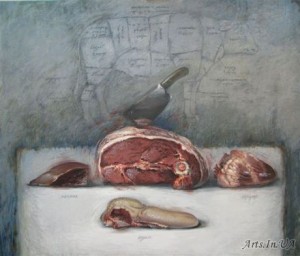 \ "Cutting carcasses \"