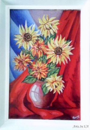 натюрморт із соняшниками