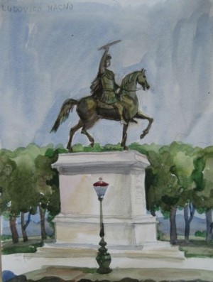 Монпельє, пам'ятник Людові