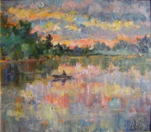 Evening over Iqua