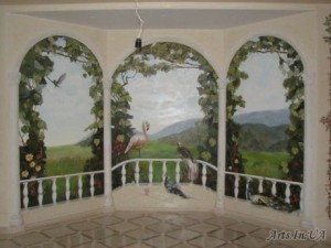 розпис у приватній квартирі