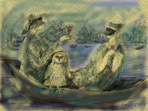 evening in a pleasant company